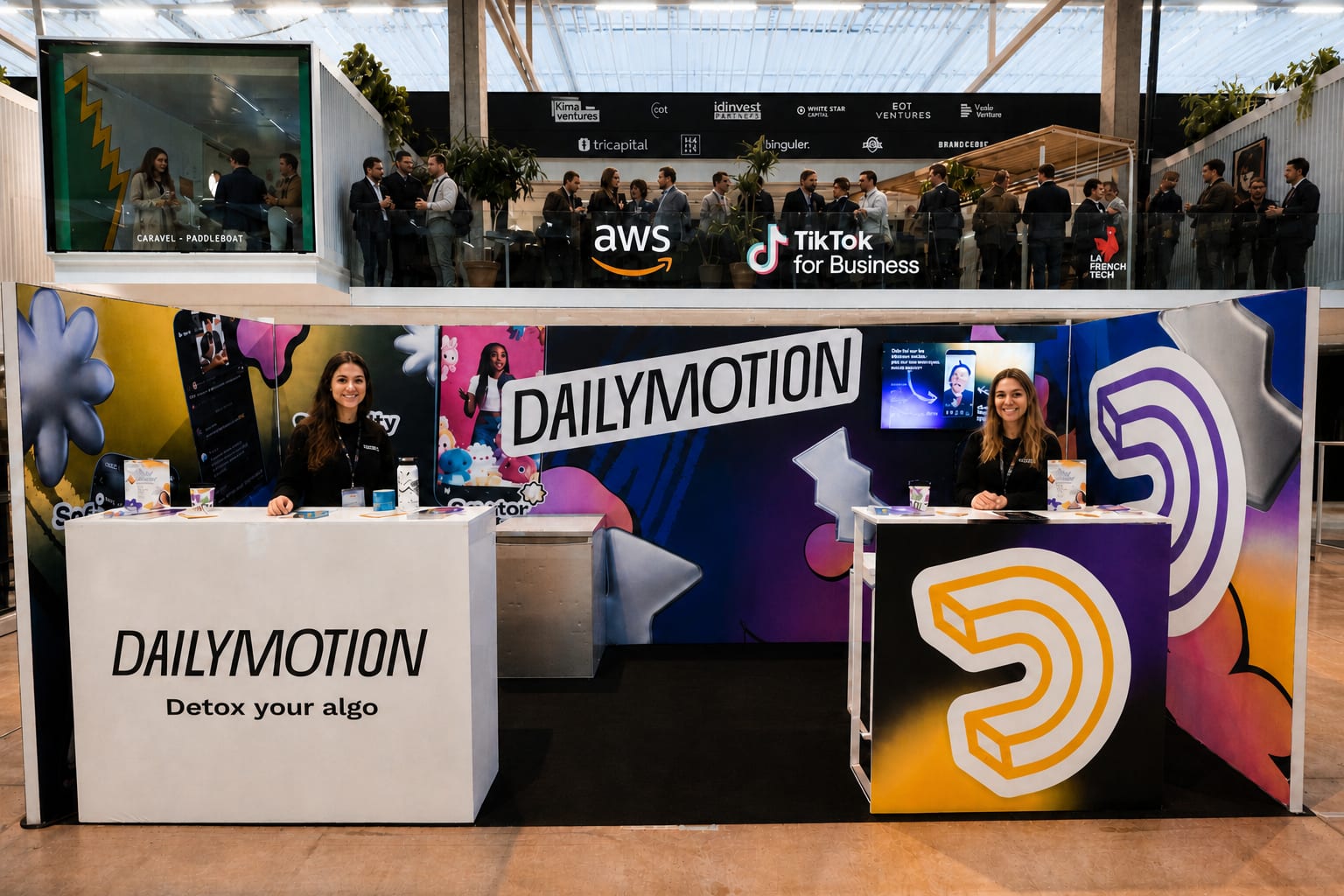 Le stand Dailymotion